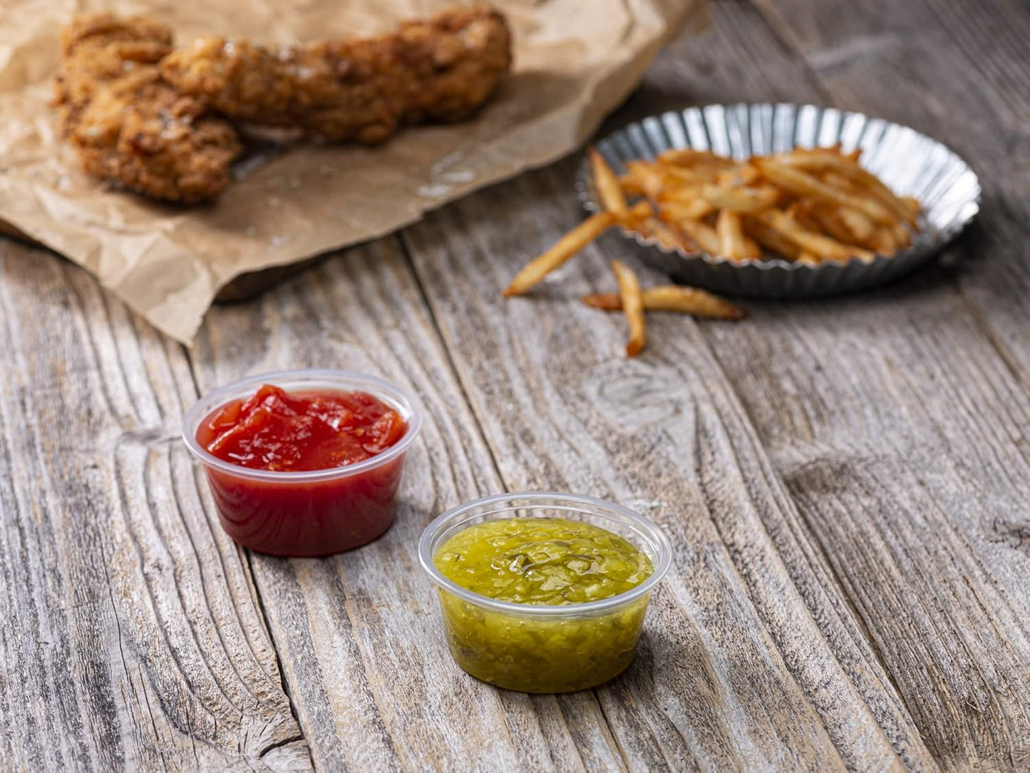 3.25 oz - 200 Cups Clear Disposable Plastic Portion Cups No Lids, Small Containers For Portion Controll, Jello Shots, Meal Prep, Sauce Cups, Slime, Condiments, Medicine, Dressings,