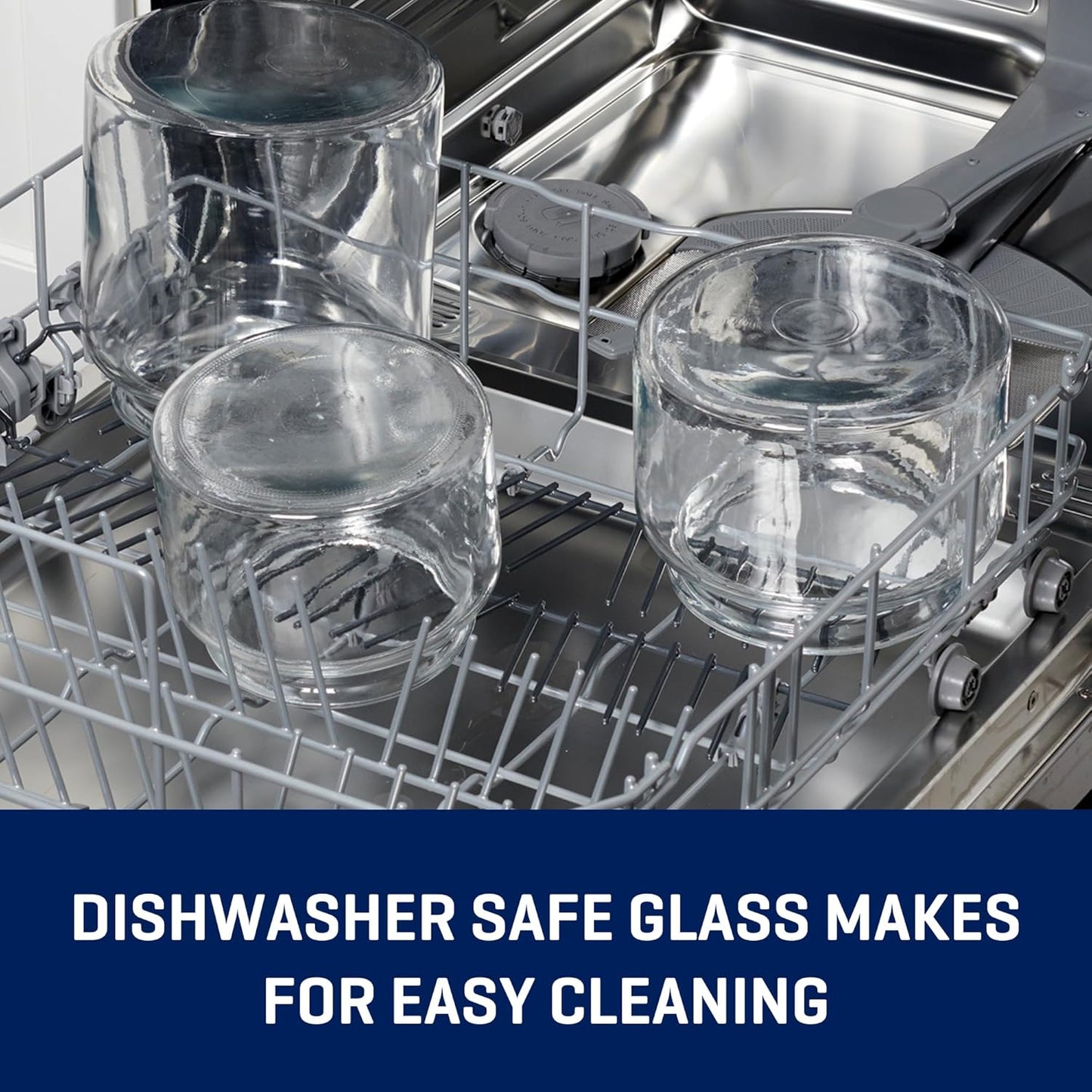 Anchor Hocking 1.5 Gallon Montana Glass Jar with Lid (2 piece, brushed metal, dishwasher safe)