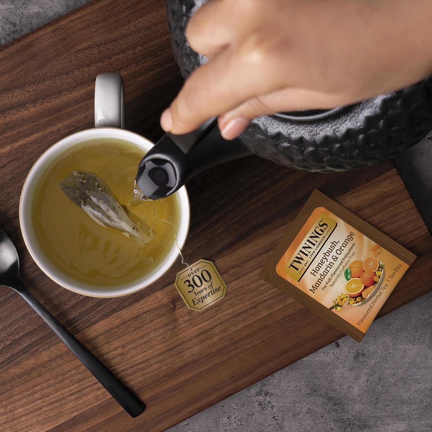 Twinings of London Honeybush, Mandarin, and Orange Herbal Tea Bags, 20 Count