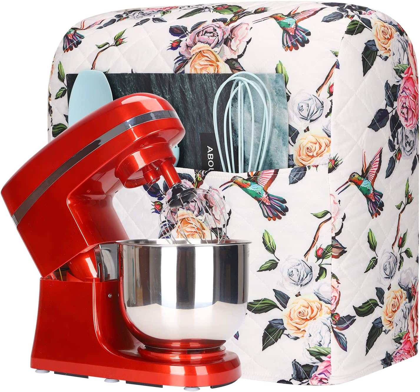 KitchenAid Mixer Cover with Pockets, Fits 5-8 Quart KitchenAid Mixers