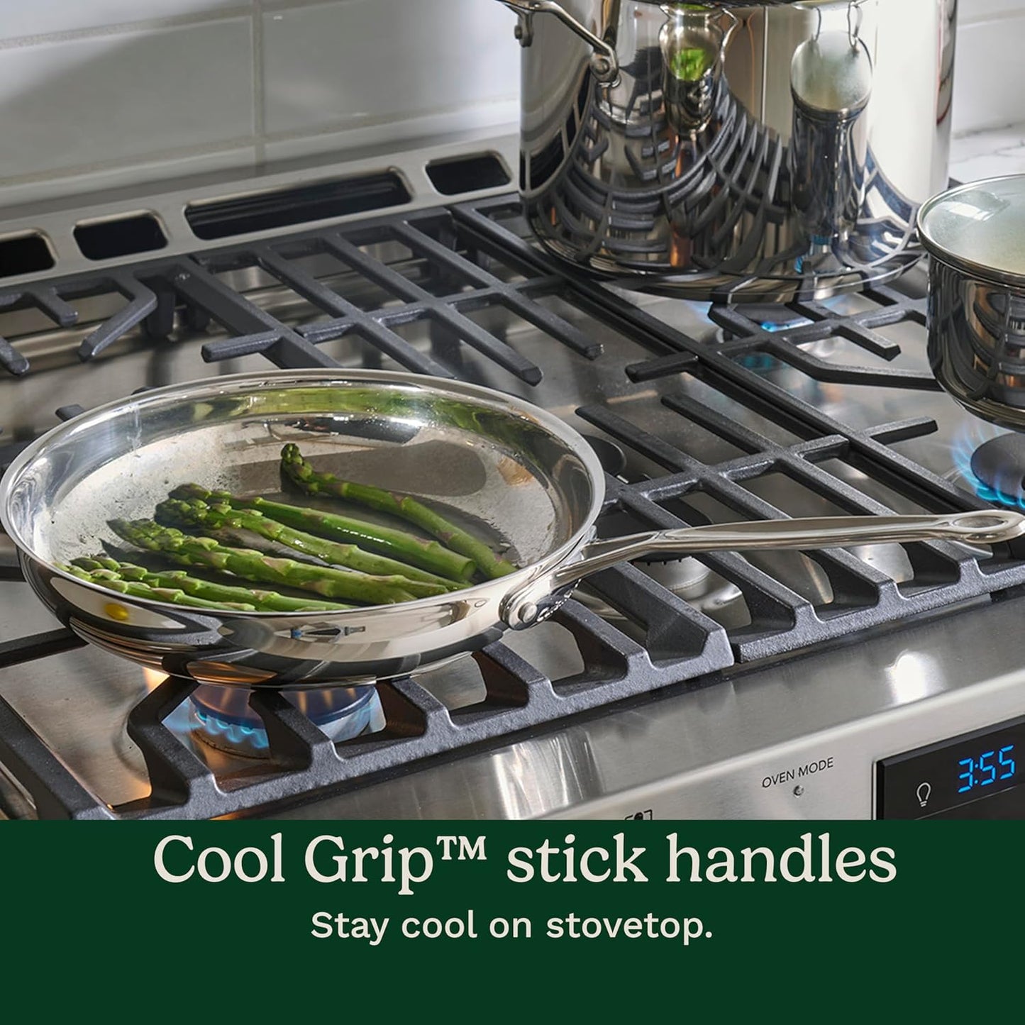 Cuisinart 77-11G Stainless Steel 11-Piece Set Chef's-Classic-Stainless-Cookware-Collection