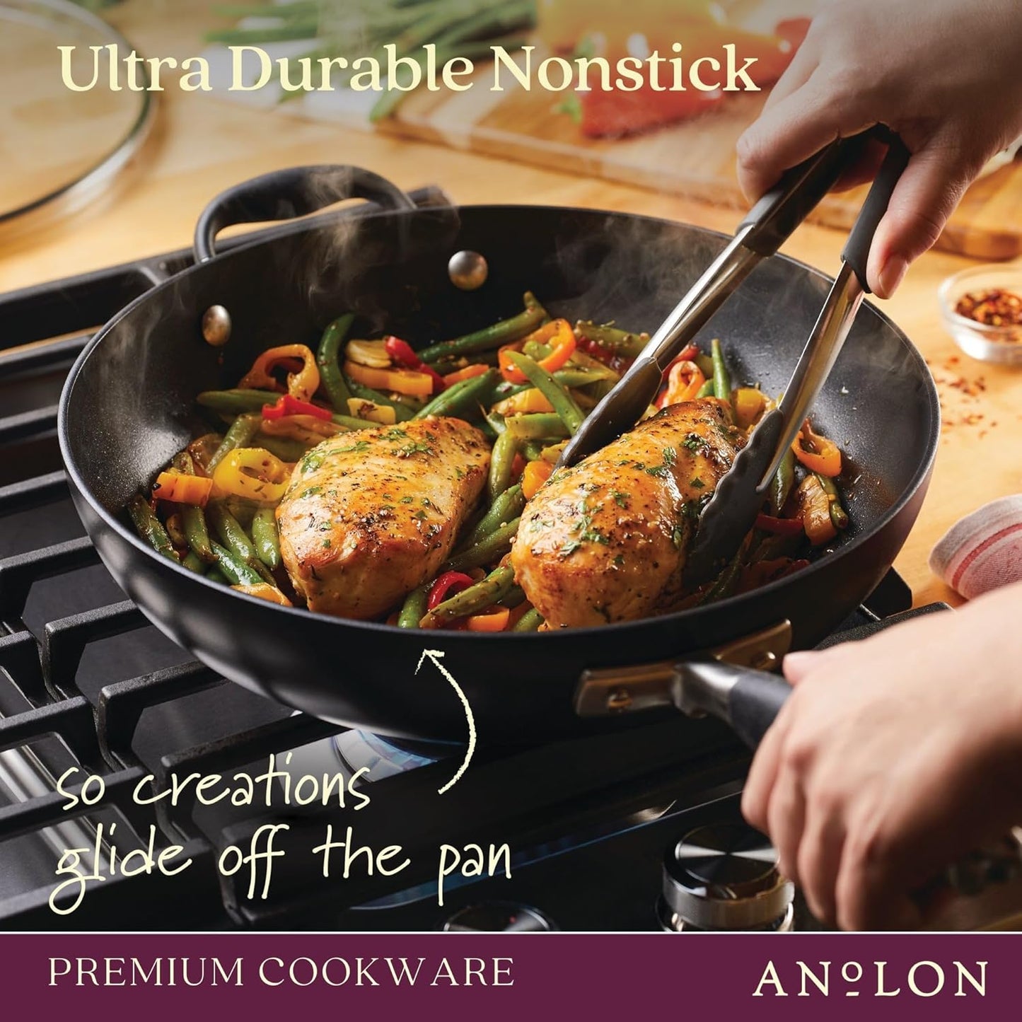 Anolon Advanced Home Hard Anodized 11-Piece Cookware Set