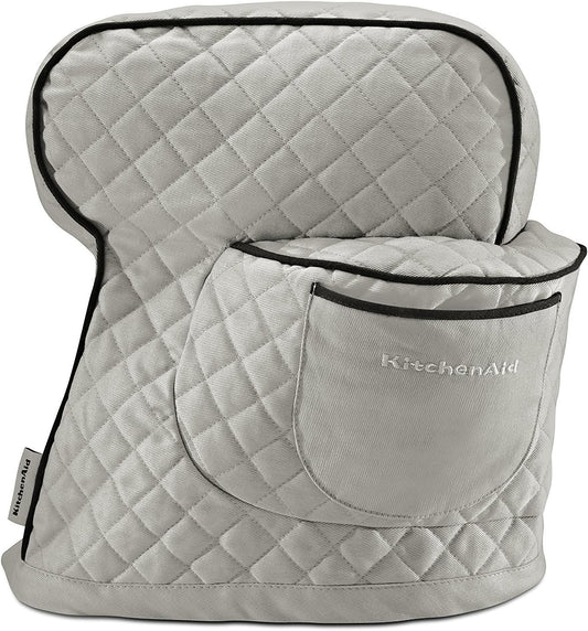 KitchenAid KSMCT1SF Fitted Stand Mixer Cover, Silver Frost