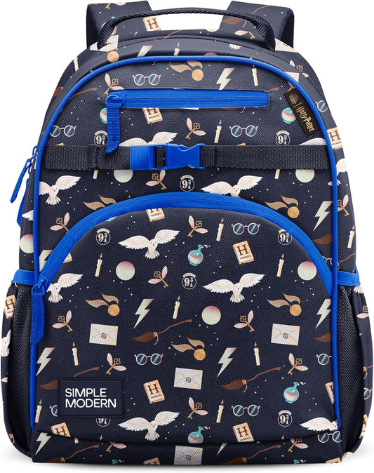 Simple Modern Large Harry Potter Kids Backpack for School Girls and Boys | Elementary Backpack for Teen | Fletcher Collection | Kids - 16" tall | Harry Potter Magical Mashup