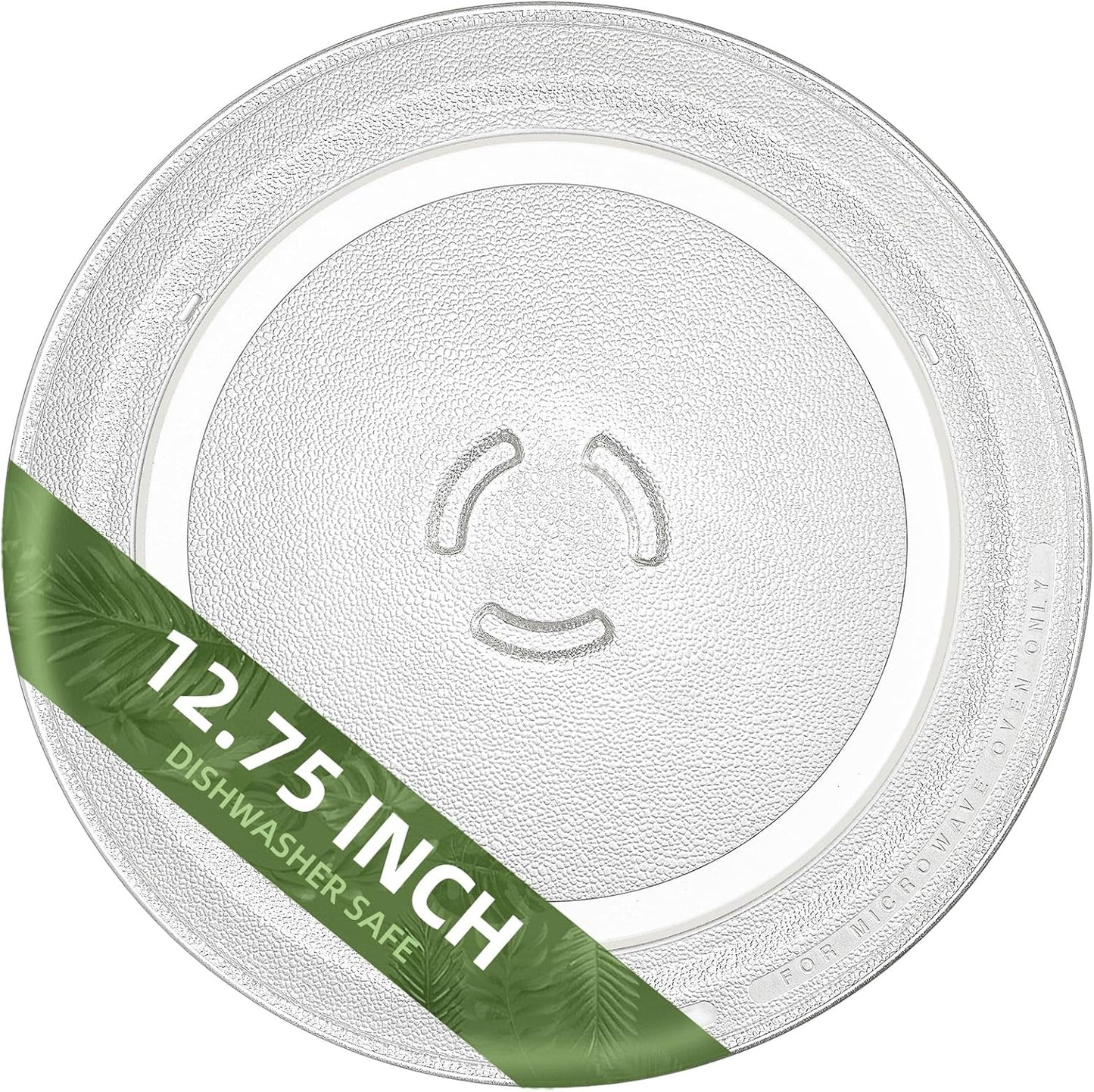 12.75" Microwave Plate Replacement for 481941879728 Whirlpool Microwave Glass Plate Compatible With 12 3/4 inch Whirlpool Microwave Plate