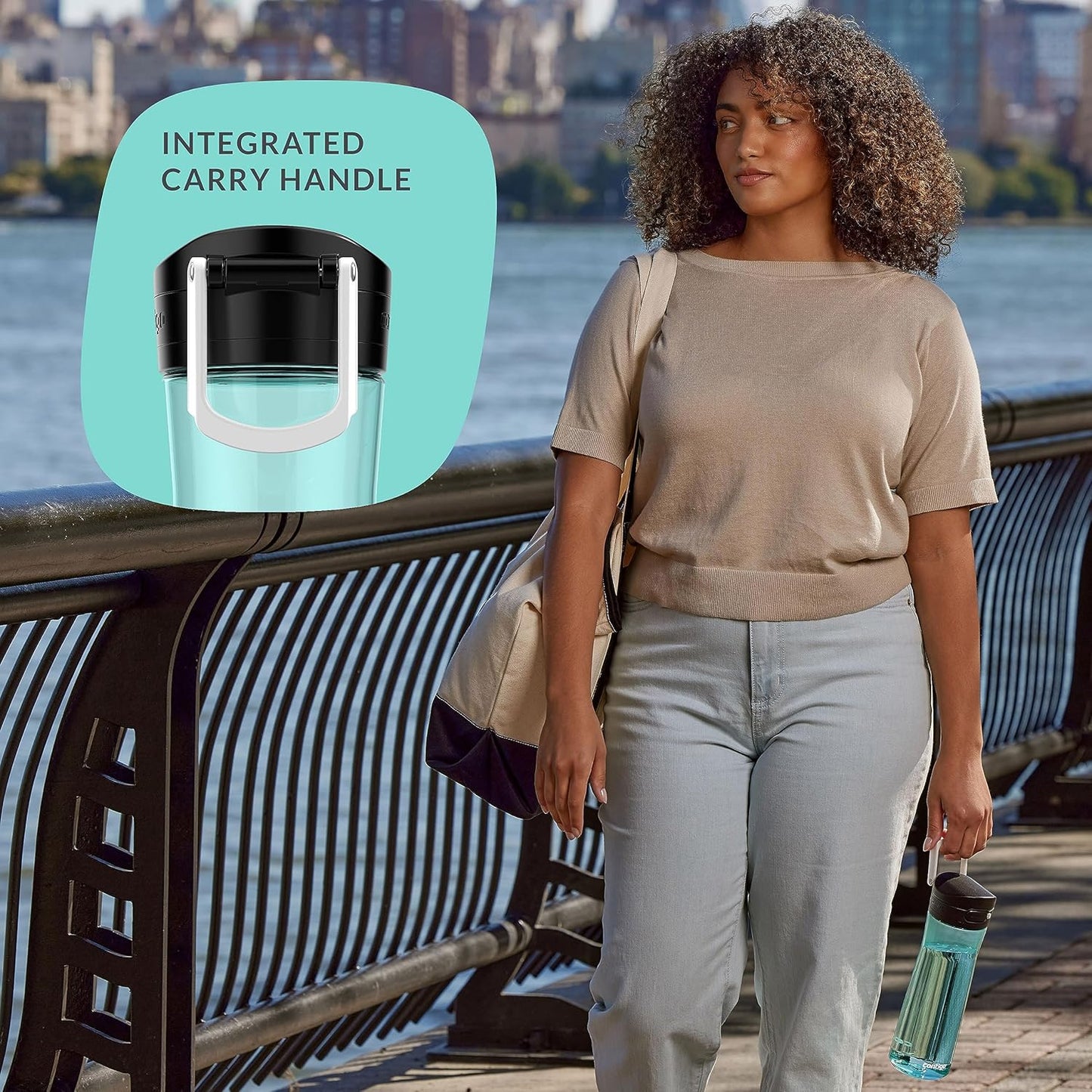 Contigo Jackson 2.0 Leak-Proof Water Bottle, 24 Oz., 2-Pack