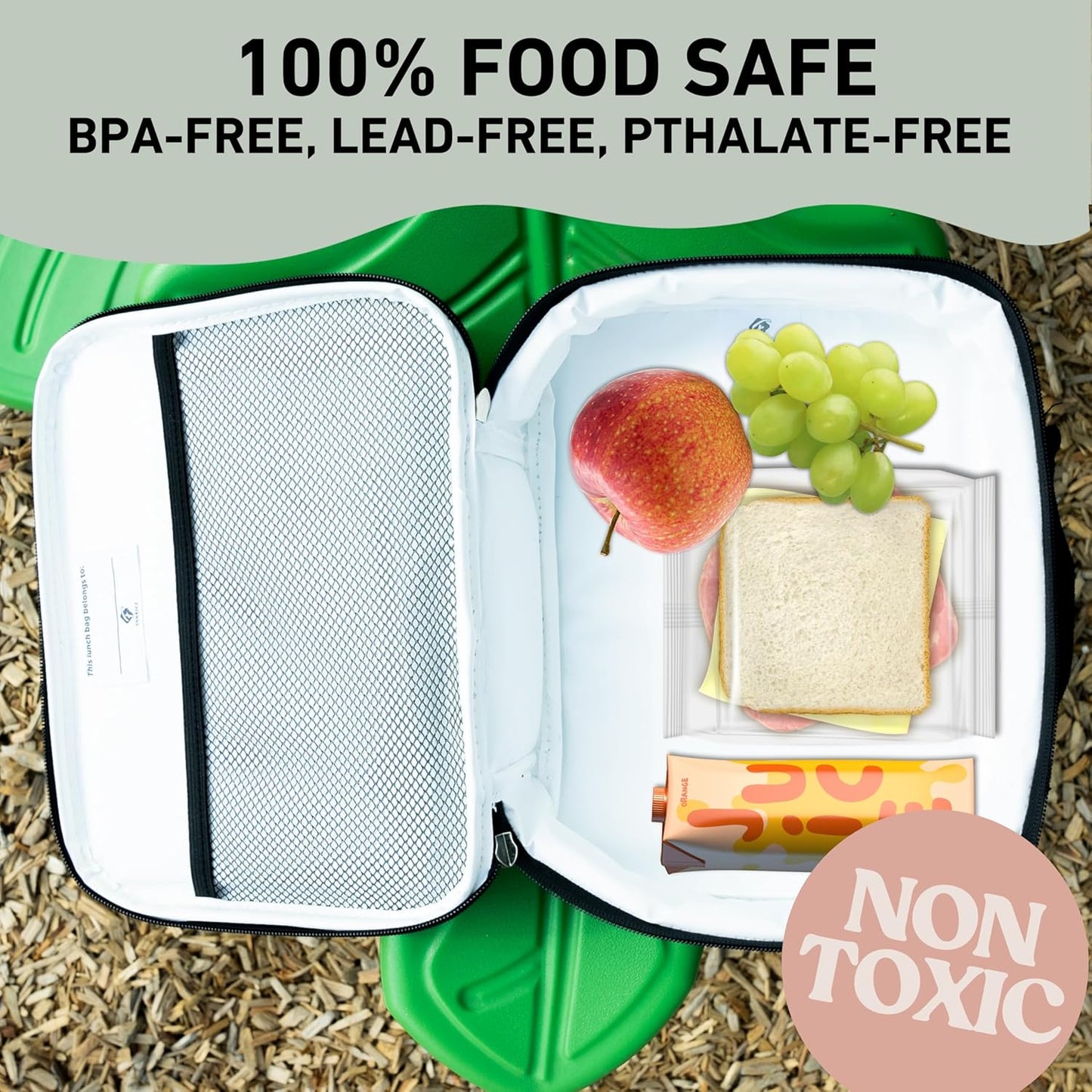 Fenrici Galaxy Lunch Box for Boys, Girls, Kids Insulated Lunch Bag, Perfect for Preschool, K-6, Soft Sided Compartments, Spacious, BPA Free, Food Safe,10.8in x 8.5in x 2.8in (Galaxy-Purple)