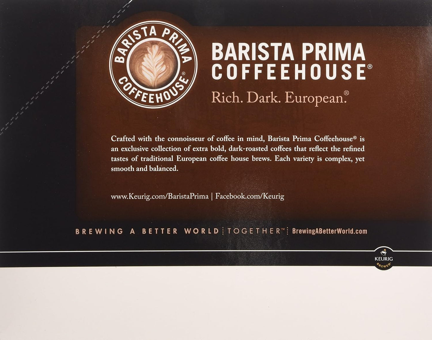 Barista Prima Decaf Italian Roast (2 Boxes of 24 K-Cups)
