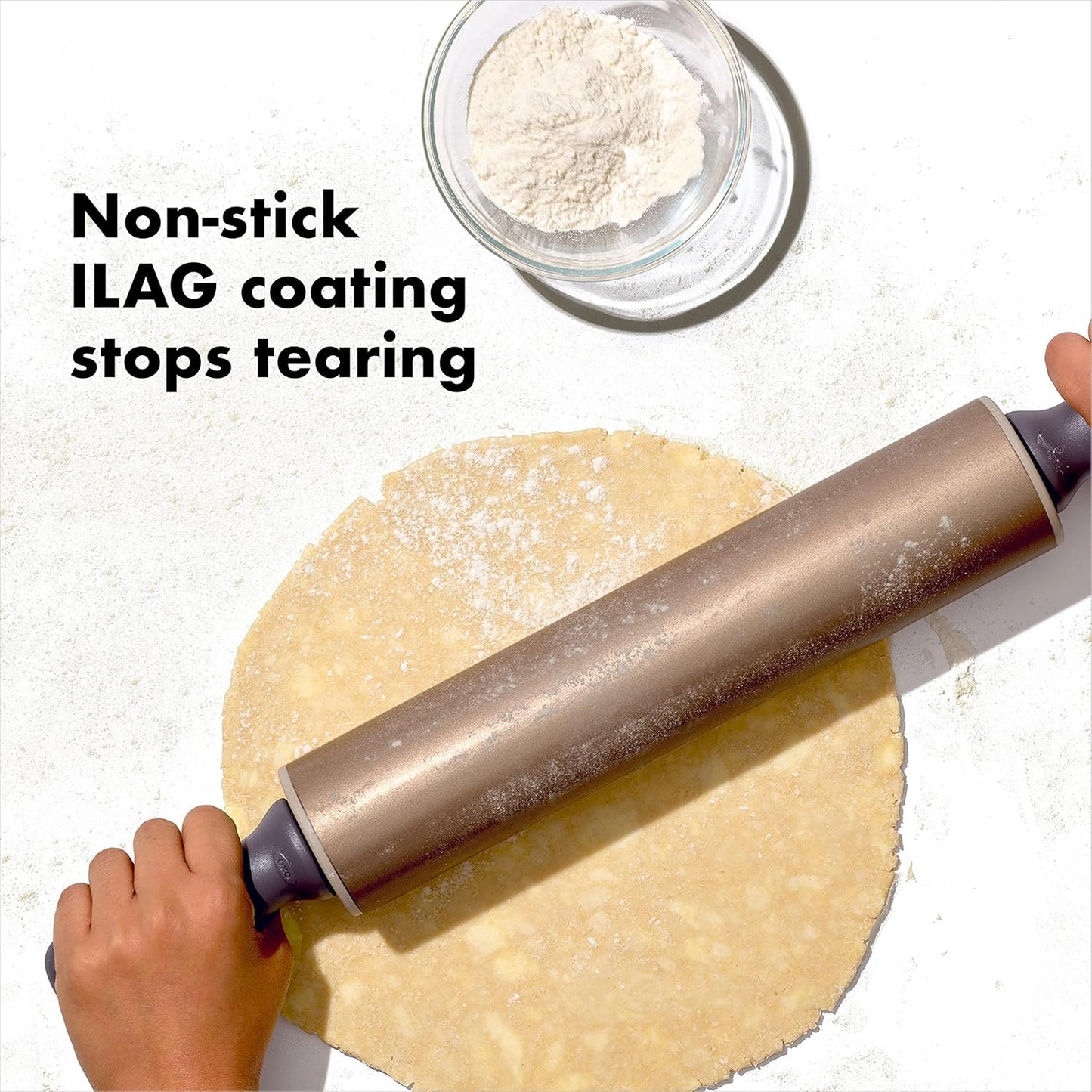 OXO Good Grips Non-stick Steel Rolling Pin, One Size (11249400)